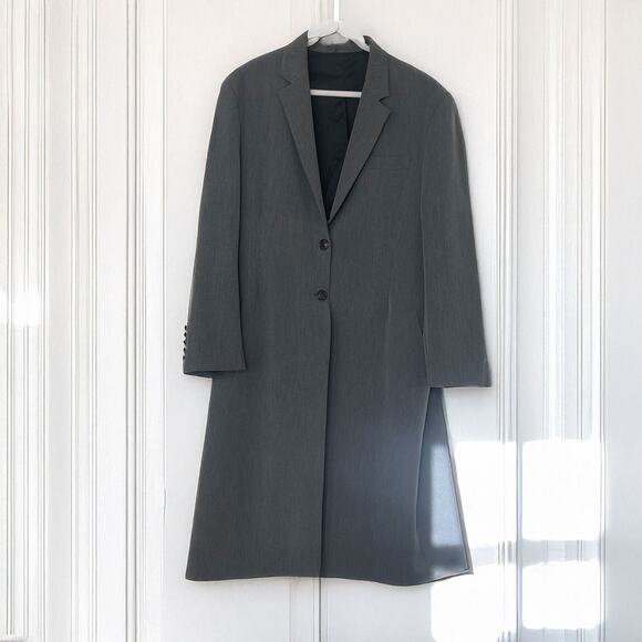 DJERF AVENUE Forever Long Blazer Coat in Grey Size XXL - Picture 7 of 16